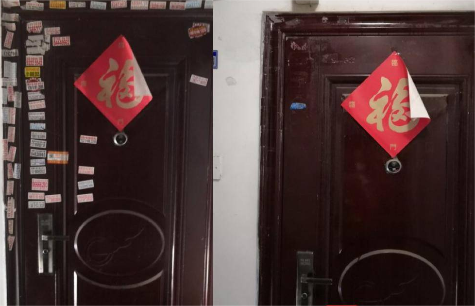 防盜門上的廣告貼紙?jiān)趺纯焖偃コ?？防盜安全門保養(yǎng)妙招